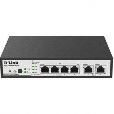 Коммутатор D-Link DES-1100-06MP/A1A